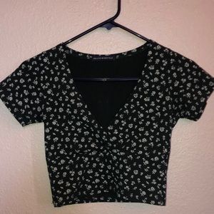 green, floral, brandy melville